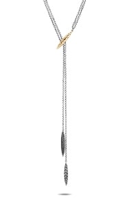A gemstone lariat necklace from John Hardy.