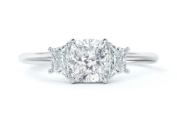 DeBeers Forevermark Micaela's Three Stone Illusion Ring DeBeers Forevermark Micaela's Three Stone Illusion Ring