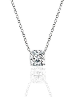DeBeers Forevermark 3.10 Exceptional Cushion Pendant
