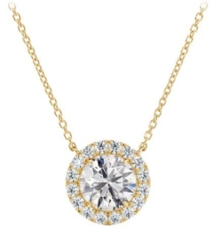 DeBeers Forevermark Center of My Universe Halo Pendant