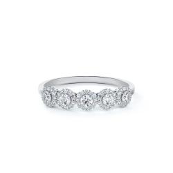 Forevermark Floral Halo Band