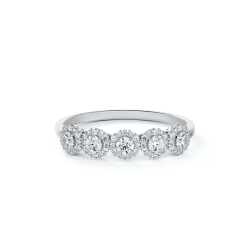 Forevermark Floral Halo Band Forevermark Floral Halo Band