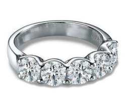 DeBeers Forevermark 5-stone Diamond Ring