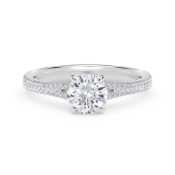 Estate DeBeers Forevermark Platinum Ring