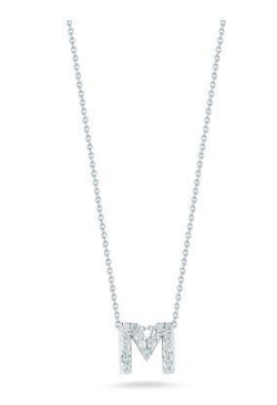 Roberto Coin Diamond Initial Necklace Roberto Coin Diamond Initial Necklace