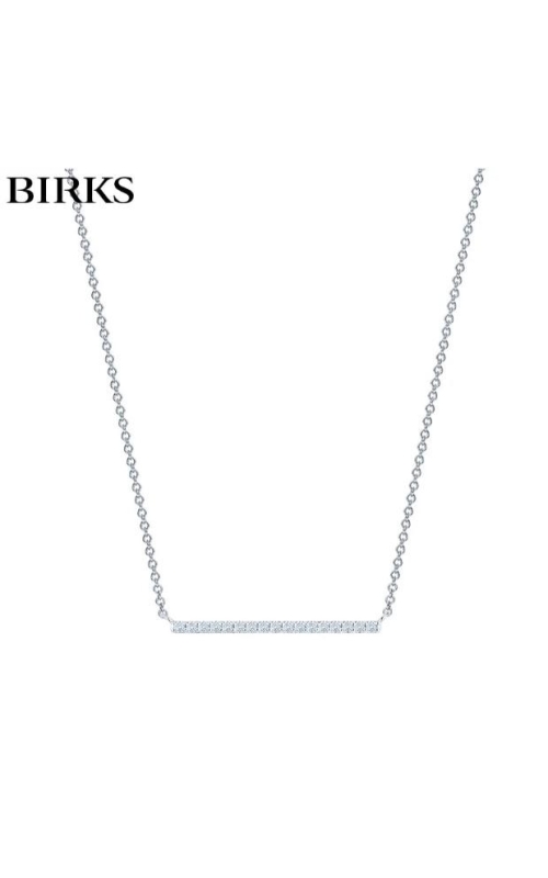 BIRKS Diamond Hoizontal Bar Necklace