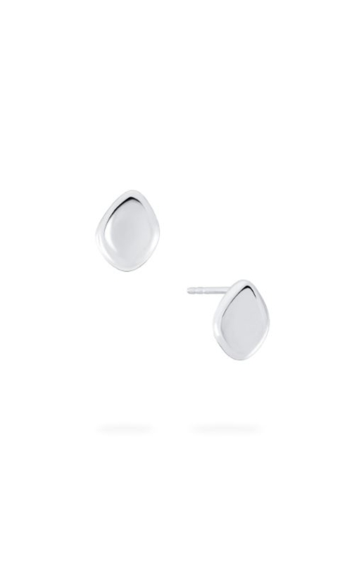 Birks Silver Pebble Earrings