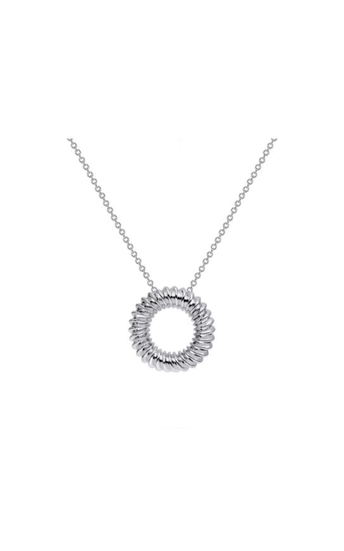 Birks Sterling Silver Pleated Spiral Pendant
