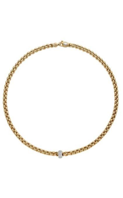 Fope EKA Necklace with Diamond Rondel