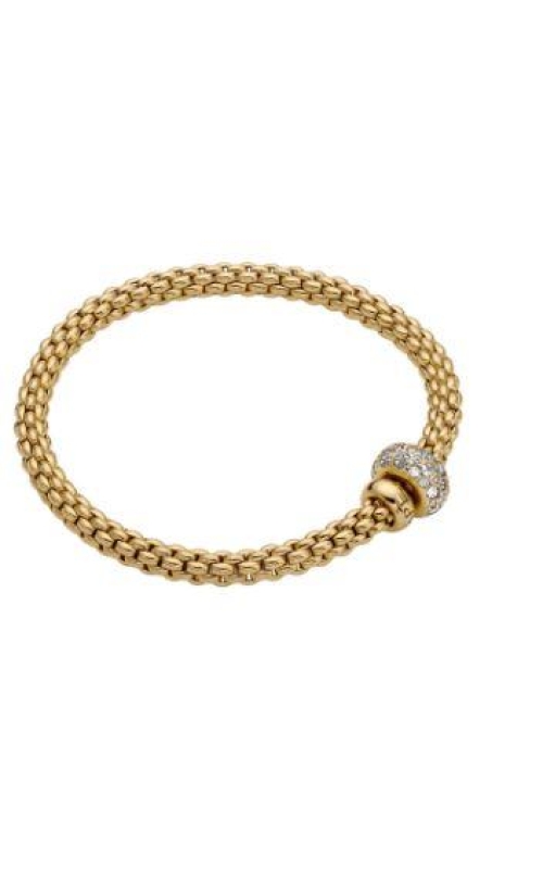 Fope SOLO Flexible Bracelet with Diamond Rondel