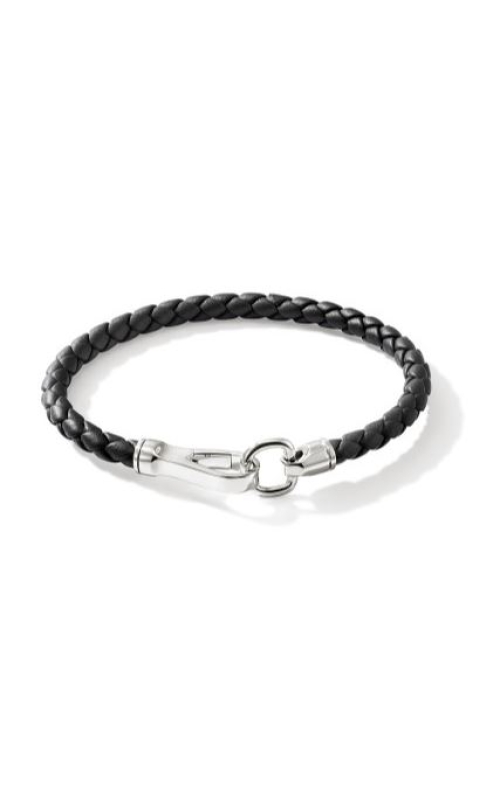 John Hardy Black Leather Bracelet