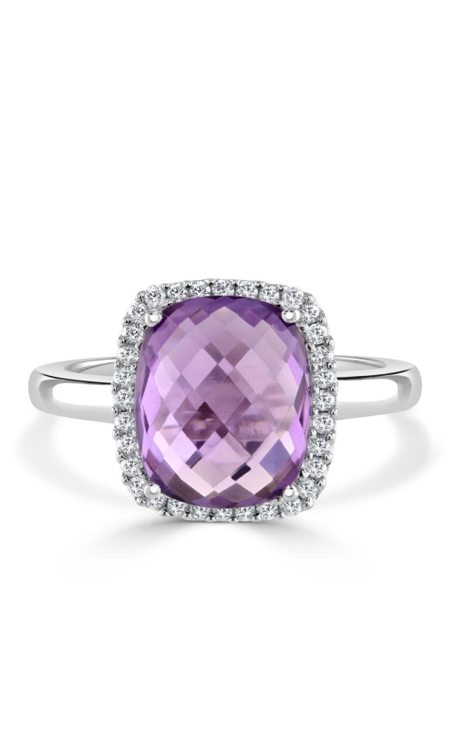 Amethyst & Diamond Ring