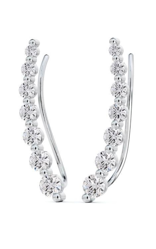 DeBeers Forevermark Graduated Ear Climbers