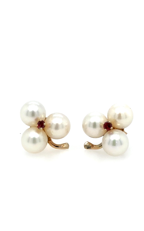 Clover Pearl Studs