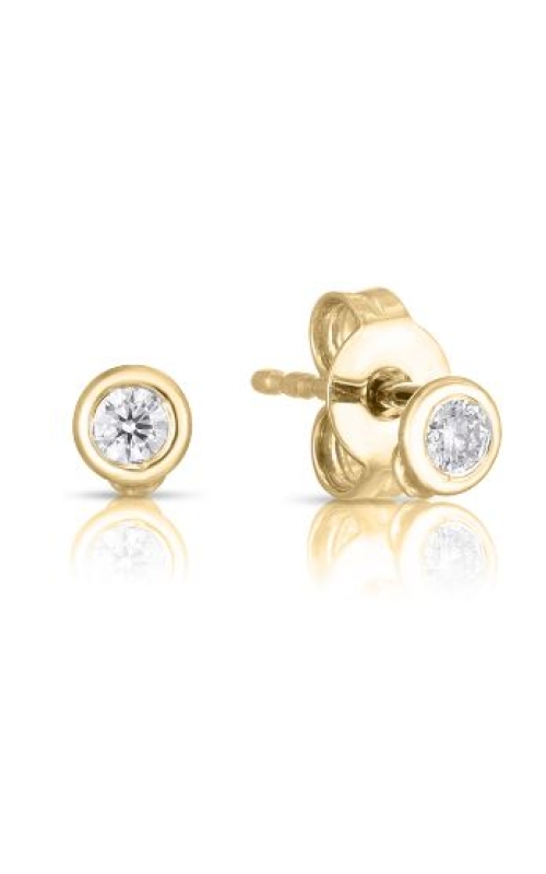 Roberto Coin Diamond Bezel Stud Earrings