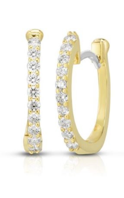 Roberto Coin Diamond Hoop Earrings
