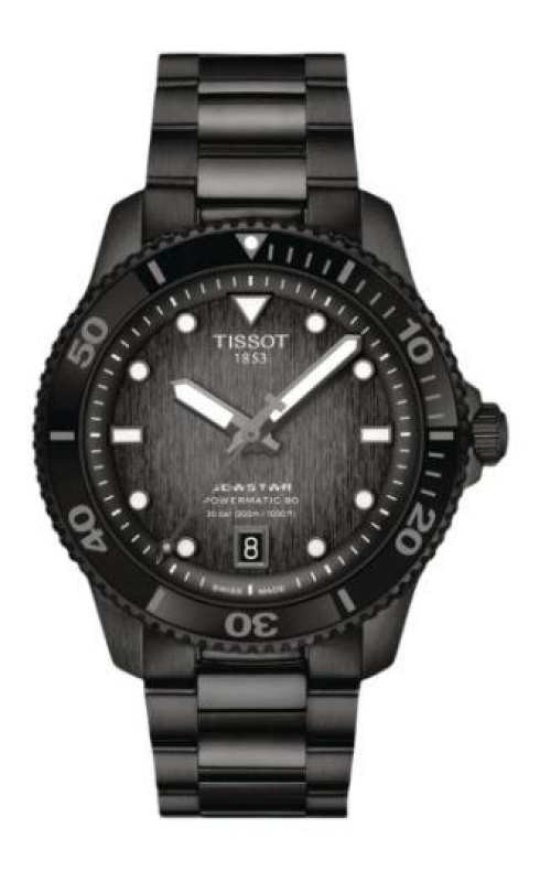 Tissot Seastar Black PVD Watch