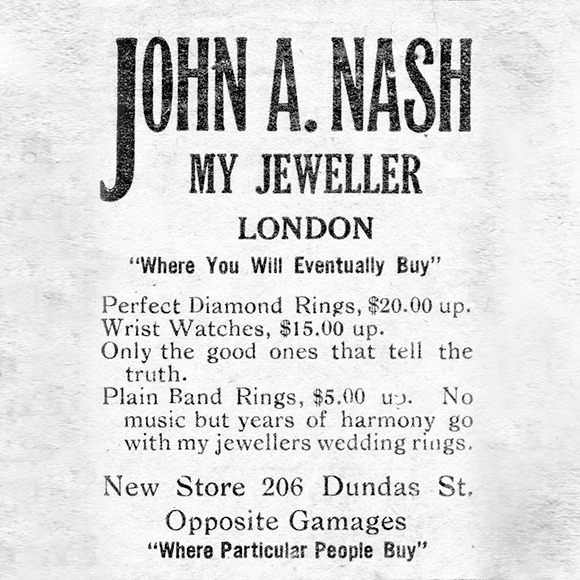 Our History at Nash Jewellers in London, Ontario Our History at Nash Jewellers in London, Ontario