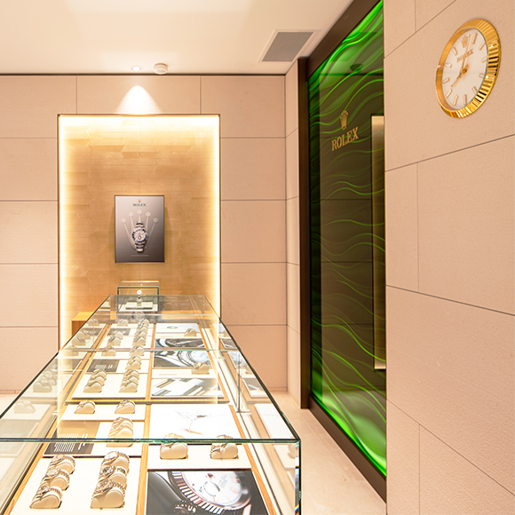 Nash's Rolex showroom in Ontario, London